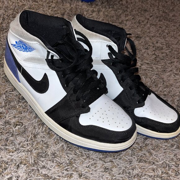 Jordan 1 Mid SE Royal Black Toe men's size 8.5 sneakers - Picture 3 of 10